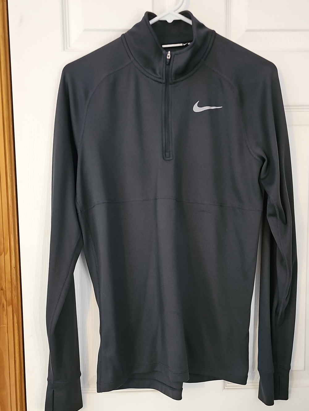 Nike Black Long-Sleeve Half-Zip Performance Top